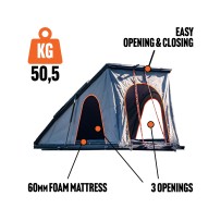 Tente de toit LT-50 Alu-Cab : légère, robuste et prête au bivouac